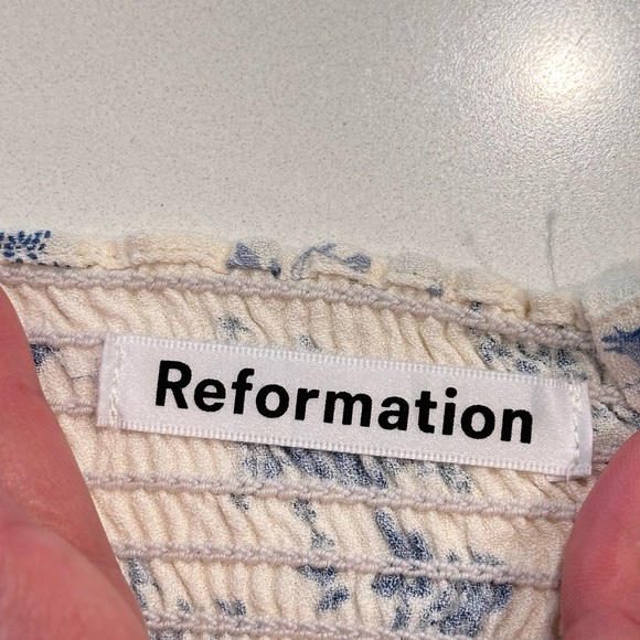 Reformation Floral Pacey Mini Dress in Color “Lula” Size 12 - Picture 7 of 9